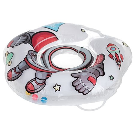 Круг на шею ROXY-KIDS Kids для купания малышей надувной Flipper Космонавт - фото 2