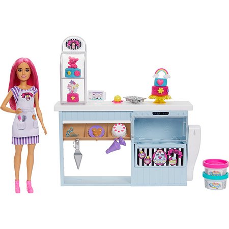 Набор игровой Barbie Кондитерская с куклой и аксес суарами HGB73 - фото 1