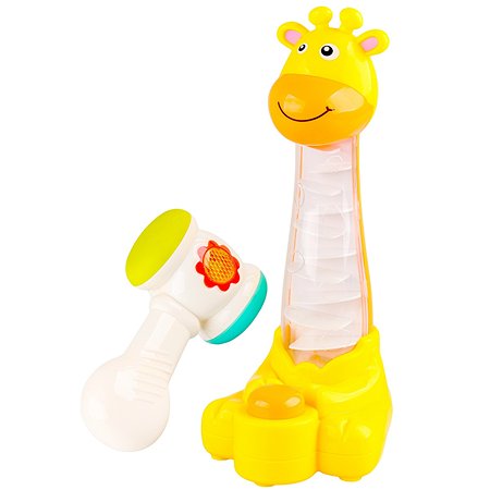 Развивающая игрушка Bebelot Жирафик с молоточком 25 см