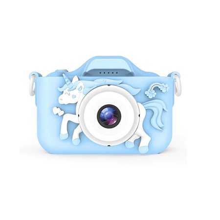 Детский фотоаппарат Seichi Единорог голубой - фото 1