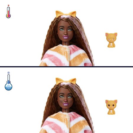 Кукла Barbie Cutie Reveal Милашка-проявляшка Котёнок HHG20 - фото 3