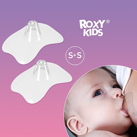 Накладки на грудь ROXY-KIDS защитные силиконовые размер S+S