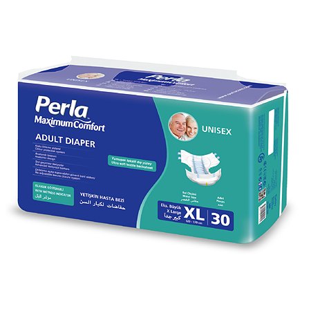 Подгузники для взрослых Perla Eco. X-Large 30 шт 120-170 см