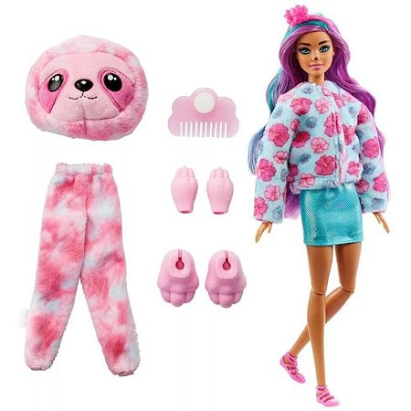 Кукла Barbie Cutie Reveal Милашка-проявляшка Ленивец - фото 3