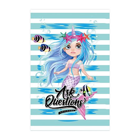 Анкета для девочек Art Studio of Happiness на английском языке 48 листов - Mermaid