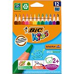Карандаши цветные BIC Kids треугольные Evolution 12 цв