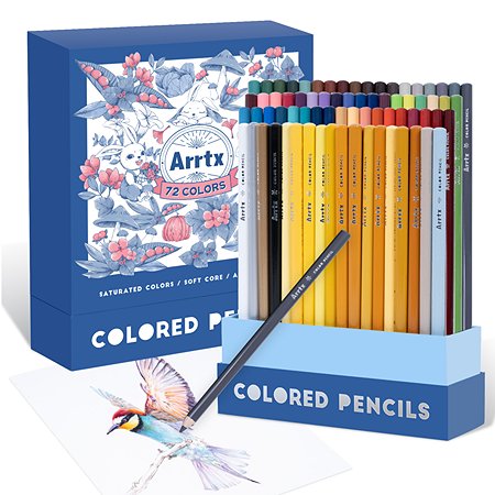 Набор цветных карандашей Arrtx Arrtx 72 цвета
