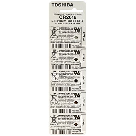 Батарейки Toshiba литиевые Таблетка Special 5шт CR2016 3V - фото 3